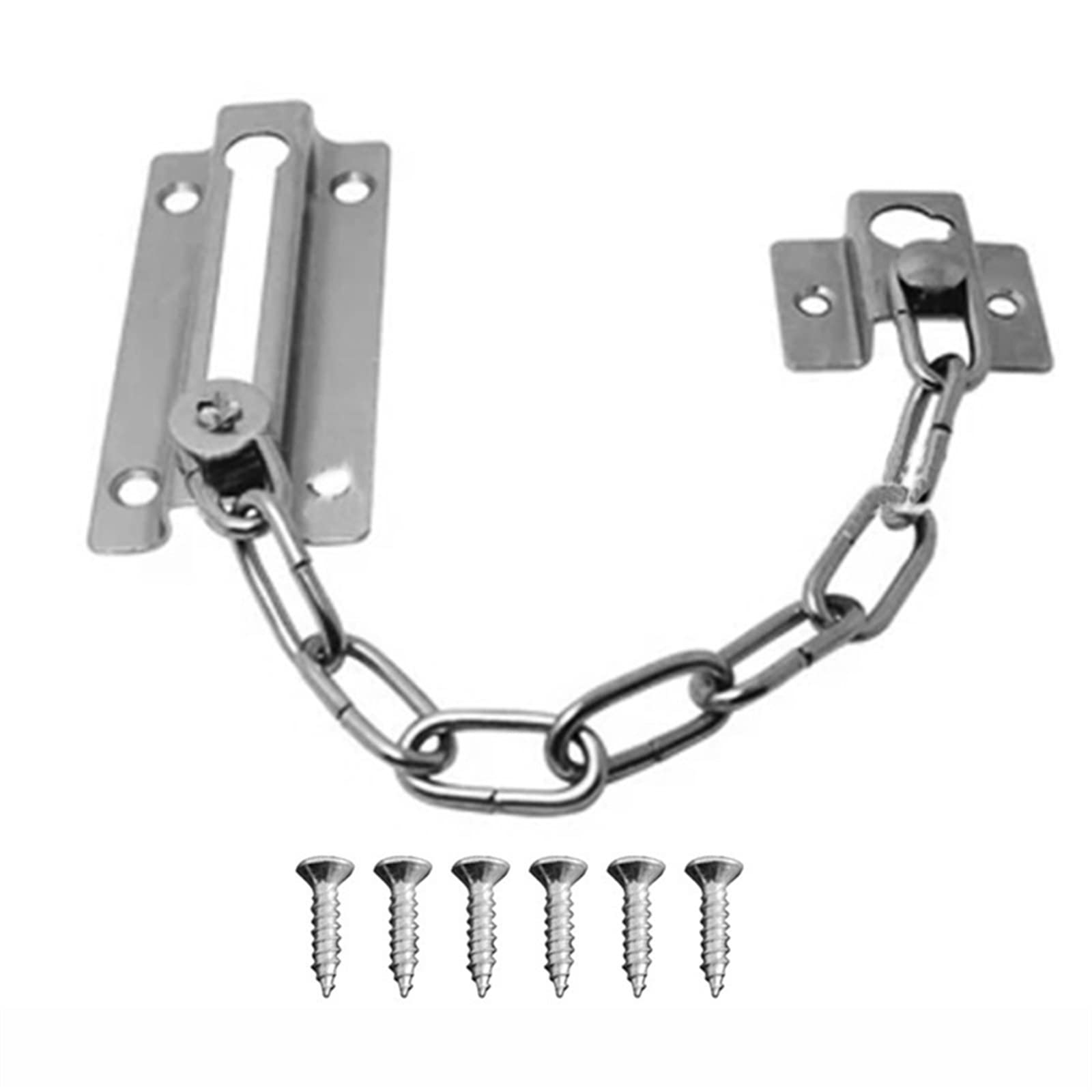Oifaodao Parent Door Chain, Inside Door And Cabinet Chain Lock Telescopic With Screw Latch Dead Bolts Stainless Steel