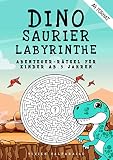 Dinosaurier Labyrinthe Abenteuer-Rätsel für Kinder ab 5 Jahren: Labyrinthe für Kinder mit 100 lustigen Dinosaurier Labyrinth-Puzzles ab 5 Jahren - ... dem Dinosaurier Labyrinthe Buch für Kinder - Vivien Valparaiso 