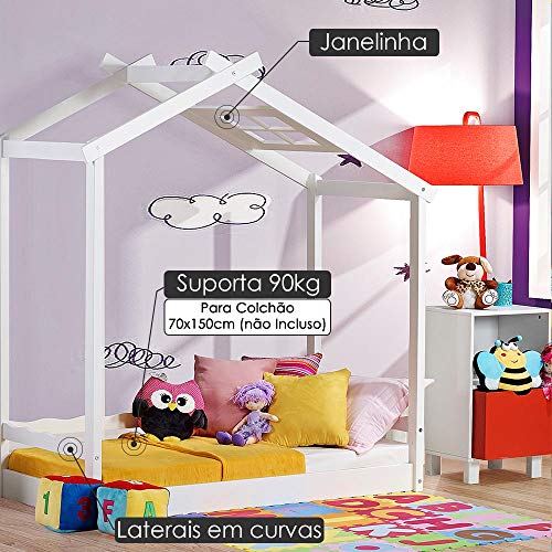 Roupeiro Infantil 3 Portas Retrô Bibi em MDF Off White