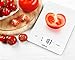 Food Scale with USB Rechargeable, Digital Kitchen Scale with 6 Units, High Precision to 0.04 oz /11lbs Capacity, Weight Range from 3g-5000g (White)