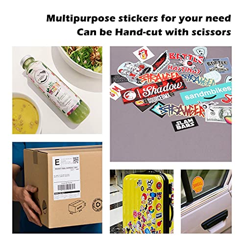 (120 Sheets) Koala Glossy Sticker Paper For Inkjet Printer, Printable Sticker Paper White, 8.5X11 Inch Self-Adhesive Photo Sticker Printer Paper #TOP7