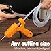 10 Pack Long Mini Hot Glue Stick Rolls, 3 FT Long x 0.27