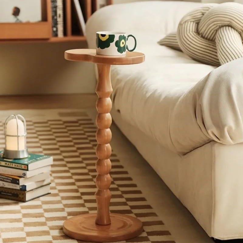 Table à déjeuner en bois pour plateau télé dans le canapé