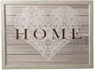 Creative Tops Everyday-Home Lap Tray with Cushion, Bean Bag Cushioned, 44 x 34cm, Grey