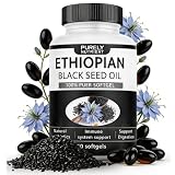 JcuffJ Purely Nutrient Ethiopian Black Seed Oil,Non-GMO, Gluten-Free,60...