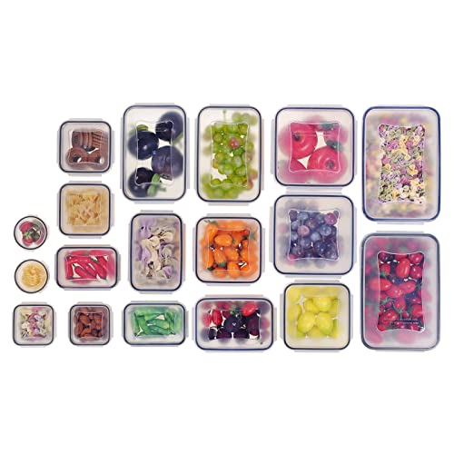 36 Pcs Food Storage Containers Large, (18 Stackable Plastic Containers With 18 Lids) - 100% Airtight & Bpa-Free & Microwave, Dishwasher Safe Food Storage With Chalkboard Labels & Marker… #TOP6