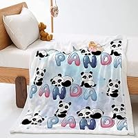 Amzbeauty Panda-Decke – Flauschig, Weich & Warm, In Verschiedenen Größen (70x100 Cm Bis 150x200 Cm)