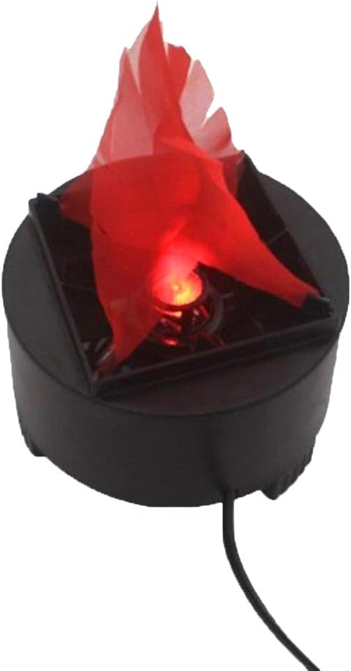 Amazon.com: 3D Artificial Flame Lamp,110V Mini 3D Fake Fire Lamp ...