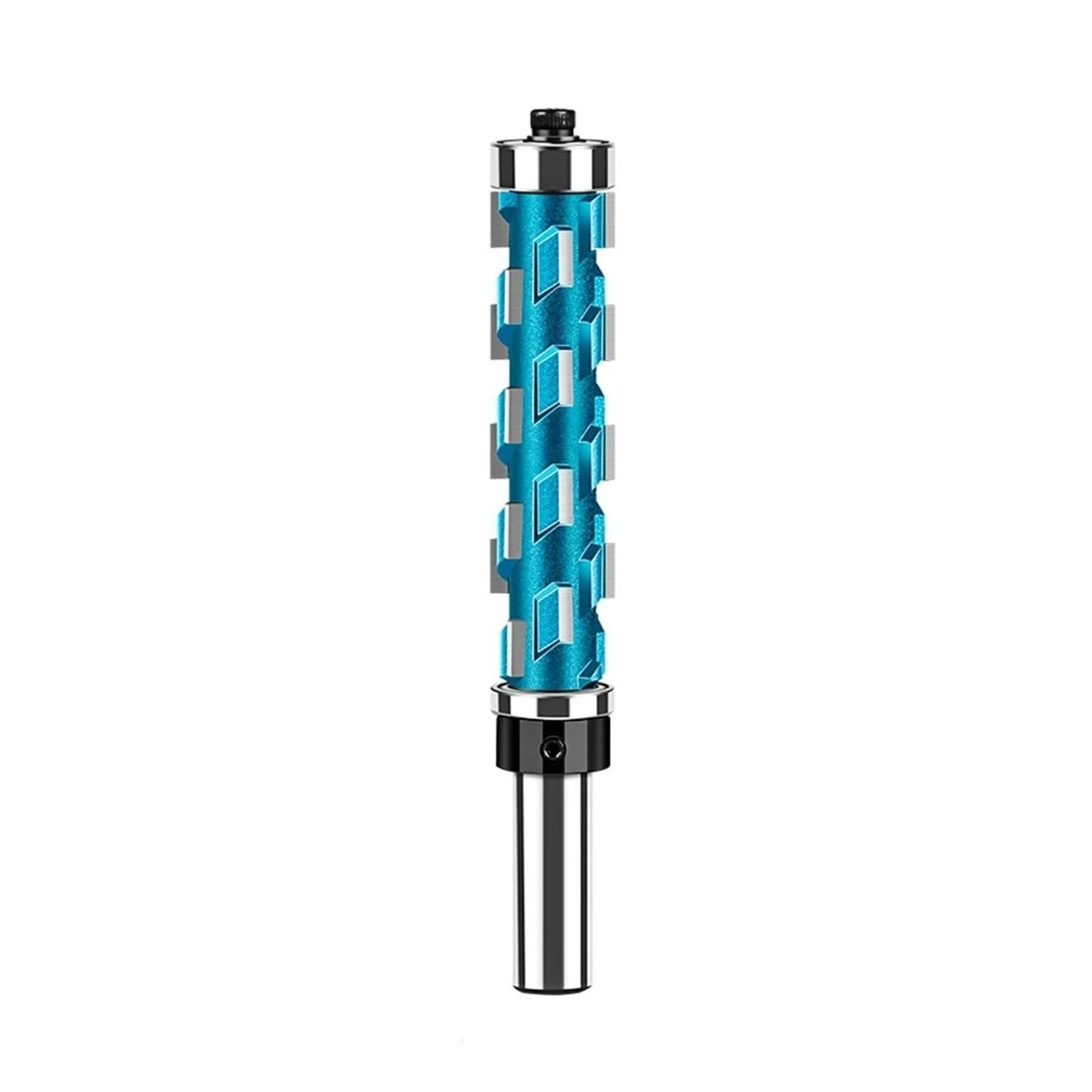 Broca de fresadora espiral de carburo con vástago redondo de 12 mm y 1/2 pulg. con doble rodamiento, herramienta for trabajar la madera(0.5inx0.75inx85mm)