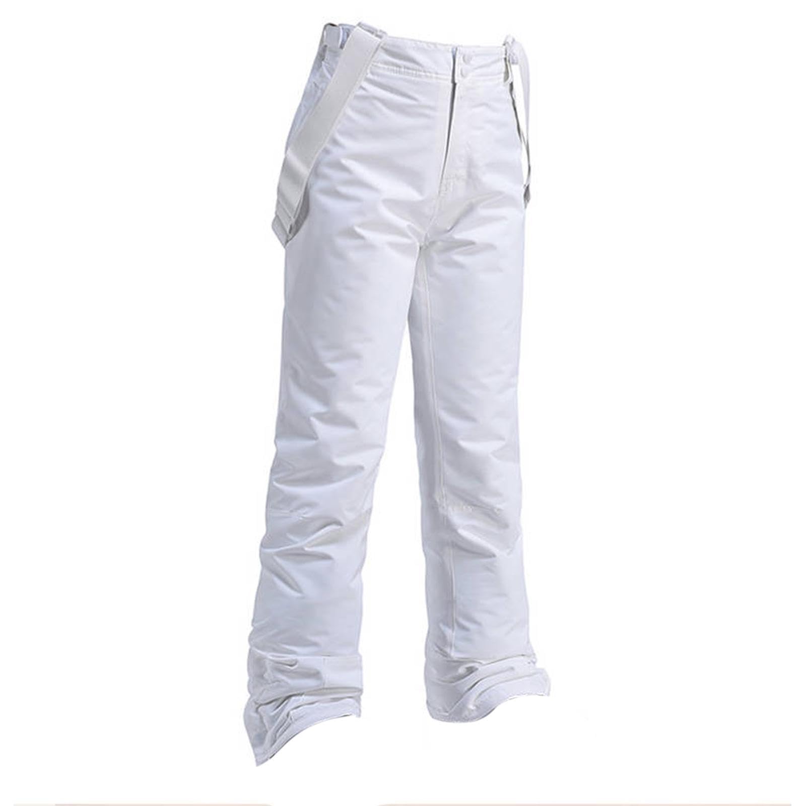 harayaa Pantalón de Esquí para Mujer con Tirantes Regulables Tejido Impermeable Y Acolchado Térmico para Mantener El Adecuado para Esquí Snowboard