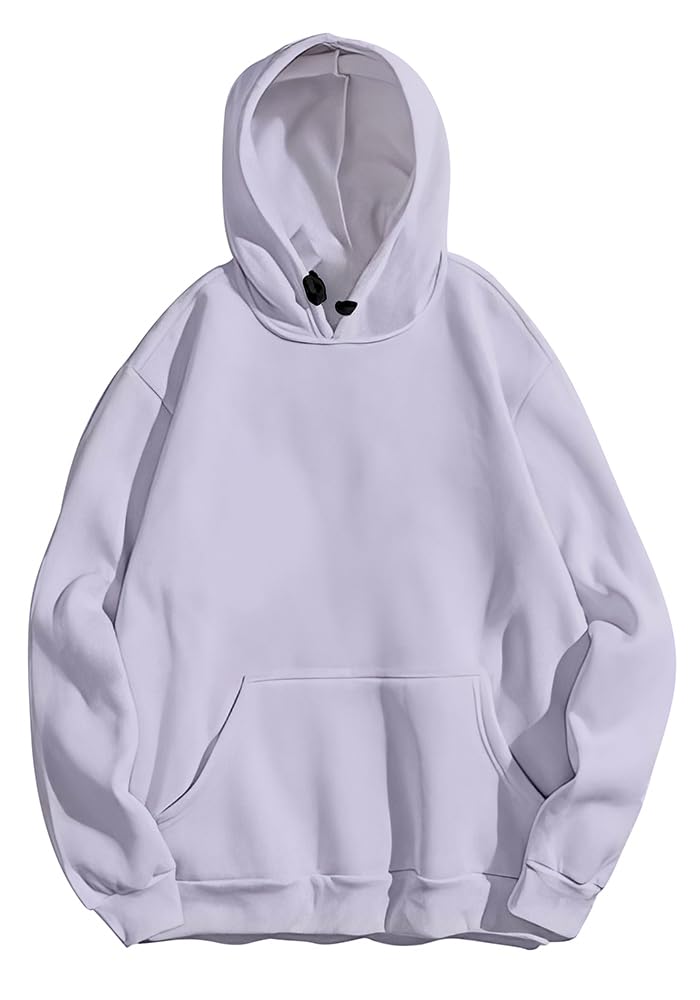 wear your opinion Women's Plus Size Kangaroo Pocket Hoodie for Winter Wear (Design: Solid)-picture-34
