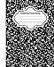 Composition Book: White Marble, Marble Composition, Composition Notebook, draw and write journal, College Ruled, 100 pages, 7.5 in x 9.25 in, 19.05 x 23.495 cm, Cute Black and White Cover