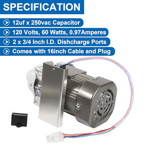 Motor para máquina de hielo S-0731 120V 60W miniatura 6