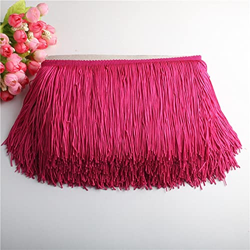Fransenborte Mit Quaste – 9,1 M Lang, 15 Cm Breit, Polyester, Für Nähen & Dekoration (verschiedene Farben)