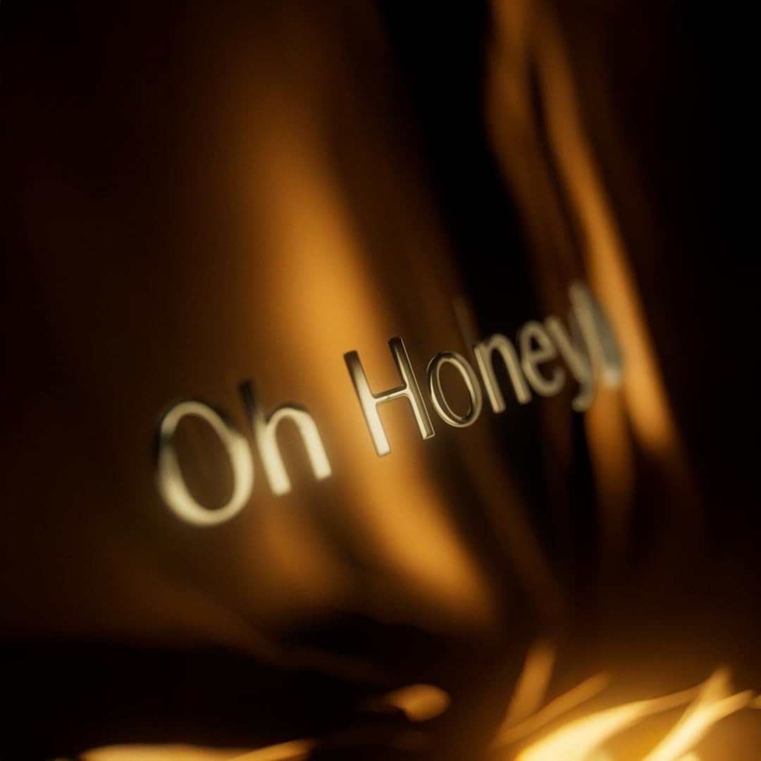 Maison Asrar Oh Honey, Eau de Parfum Orientale-Gourmand, 100 ml, Fragranza Unisex con Note di Miele e Fiori Bianchi