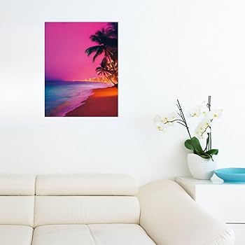 Amazon.co.jp: 海 アートパネル(縦) (F8, 海22) ハワイ