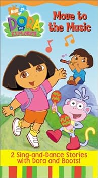 VHS Tape Dora the Explorer - Move to the Music [VHS] Book