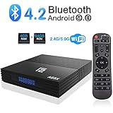 【El nuevo sistema operativo Android 9.0】 La caja de TV inteligente Sidiwen F2 viene con la actualización del sistema operativo Android 9.0 y el procesador de cuatro núcleos Amlogic S905X2 Quad-Core de cuatro núcleos con GPU G31, que es más eficiente y más rápido que el sistema Android 8.1. El cuadro de Android tiene una mejor compatibilidad con el software masivo de Android, juegos y programas de aplicación, mejor interfaz de usuario y experiencia de usuario.