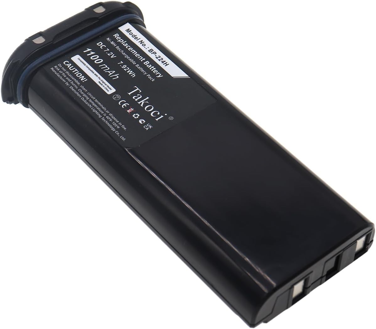 (2PCS 1100mAh/7.2V BP-224, BP-224H Replacement Battery Compatible with IC-IC-M2A, IC-IC-M31, IC-M21, IC-M32 Ni-MH