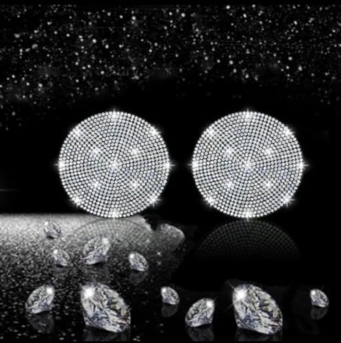 Ultra Bling Portavasos para Carro 2 Piezas Plata miniatura 3