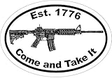 ION Graphics Come and TAKE IT Est.1776 Ar-15 Vinyl Window Decal - Ar-15 Bumper Sticker - 2nd...