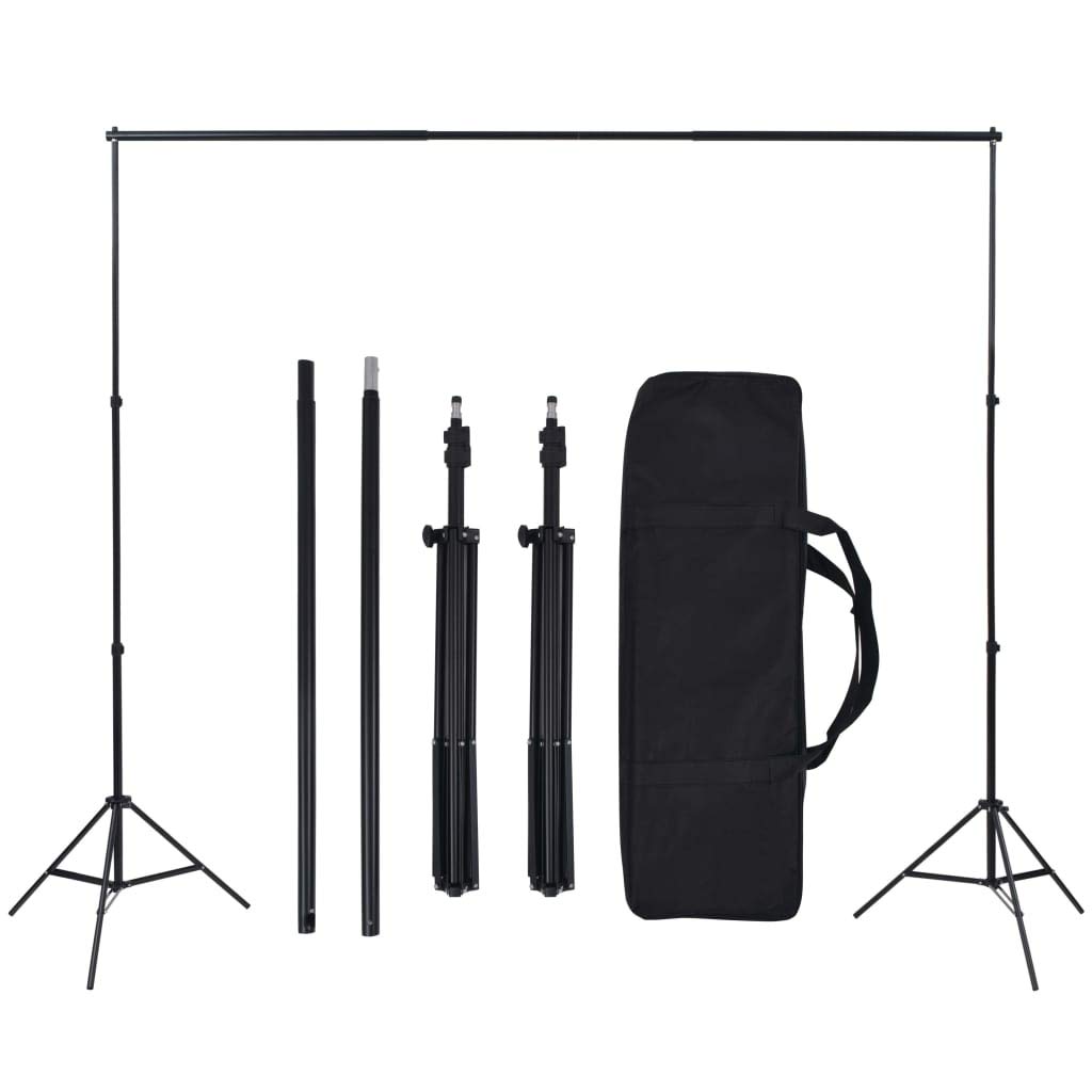Mangloder - Set da studio fotografico con 5 sfondi in tessuto colorato e gancio regolabile per riprese professionali, ritratti, fotografia di prodotti, video, portatile, con borsa per il trasporto