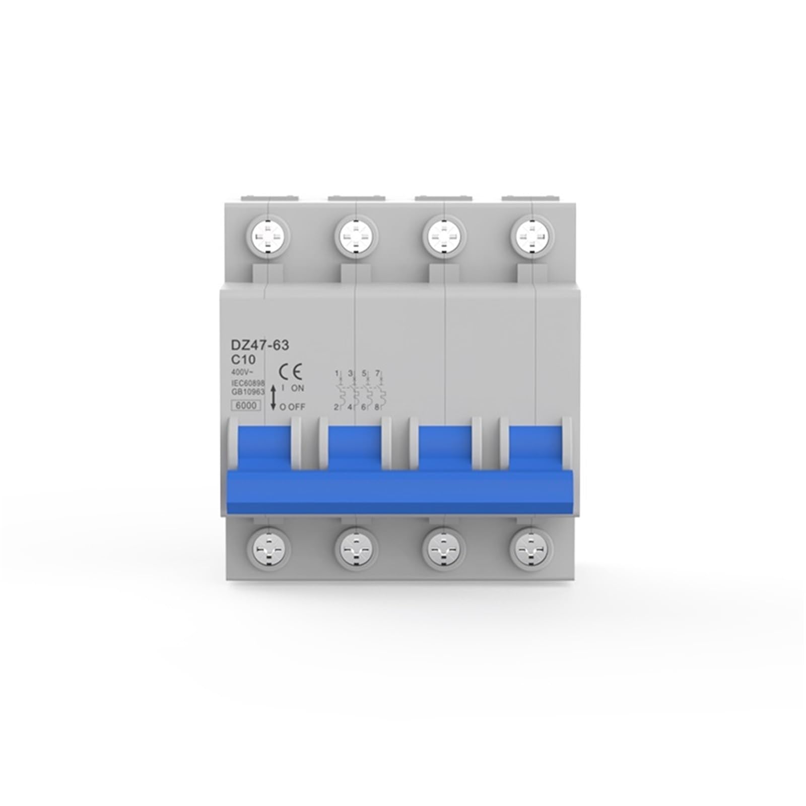 Disjoncteur MCB 4P 25A DZ47 pour la protection de votre tableau électrique
