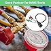 HVAC Tools Kit Accessory for Circuit Breaker Finder Vacuum Pump, Ac Guages Clearance and Equipment, Heavy Adaptor Cord Compatible with Yellow Jacket 69522, 69411,RT310,RT250,RT310,ET300,ET310, 1Pack