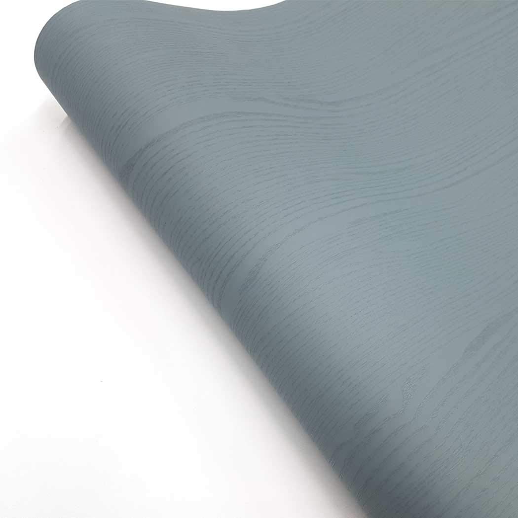 Papier peint mat effet bois turquoise PWSH1131 RoyalWallSkins pour meuble