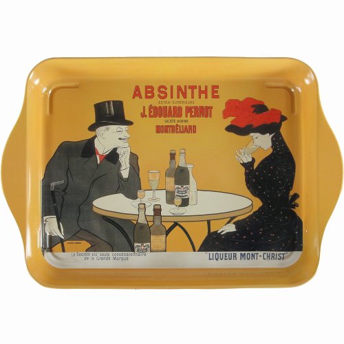 Cartexpo P10793 Alimentation Mini Plateau Absinthe Pernot Métal Cover