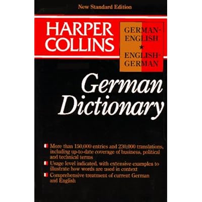 Collins German English/English German Dictionary/Indexed