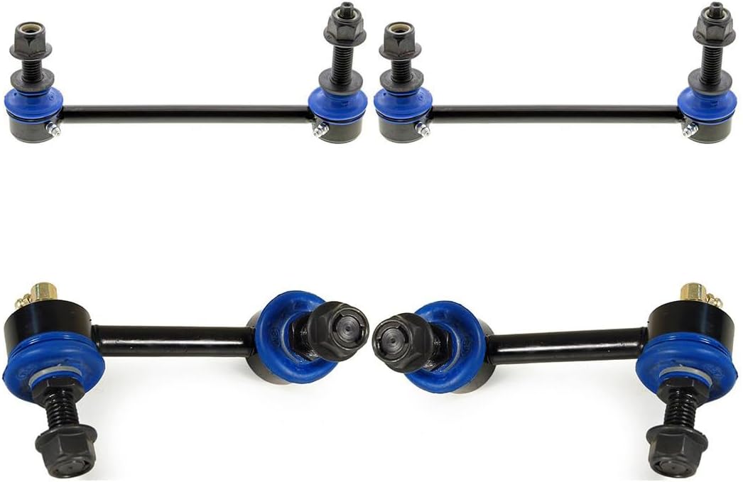 4x Front Rear Sway Bar Link Kit - Front Left & Right Sway Bar End Links Automotive Replacement Sway Bar Link Kits Compatible with Cadillac CTS 2008 Compatible with Cadillac CTS 2009