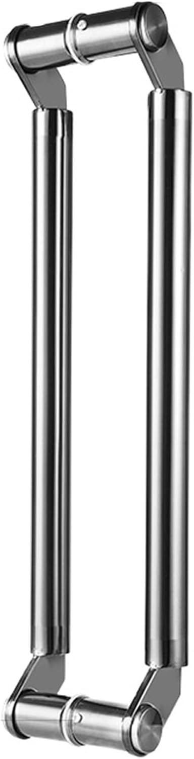 ETULLE Barn Door Handle Stainless Steel Door Handle,Heavy Duty Double Sided Pull Bar,Glass Door Handle for Wooden Door (Color :Metallic,Size :120cm/47inch)