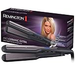 Remington Glätteisen breit Pro-Ceramic Extra (extra breite 45mm Stylingplatten -speziell für dickes, krauses, lockiges und sehr langes Haar) LCD-Display, 150-230°C, Haarglätter S5525