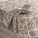 Maison d' Hermine Cloth Napkins Set of 4 100% Cotton Everyday Reusable Square Napkins Cloth Washable, Dinner, Party, Wedding, Restaurant (Allure, 20