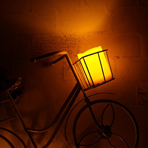 Image of QIDEA Outdoor Waterproof Battery Operated Flameless LED Pillar Candles