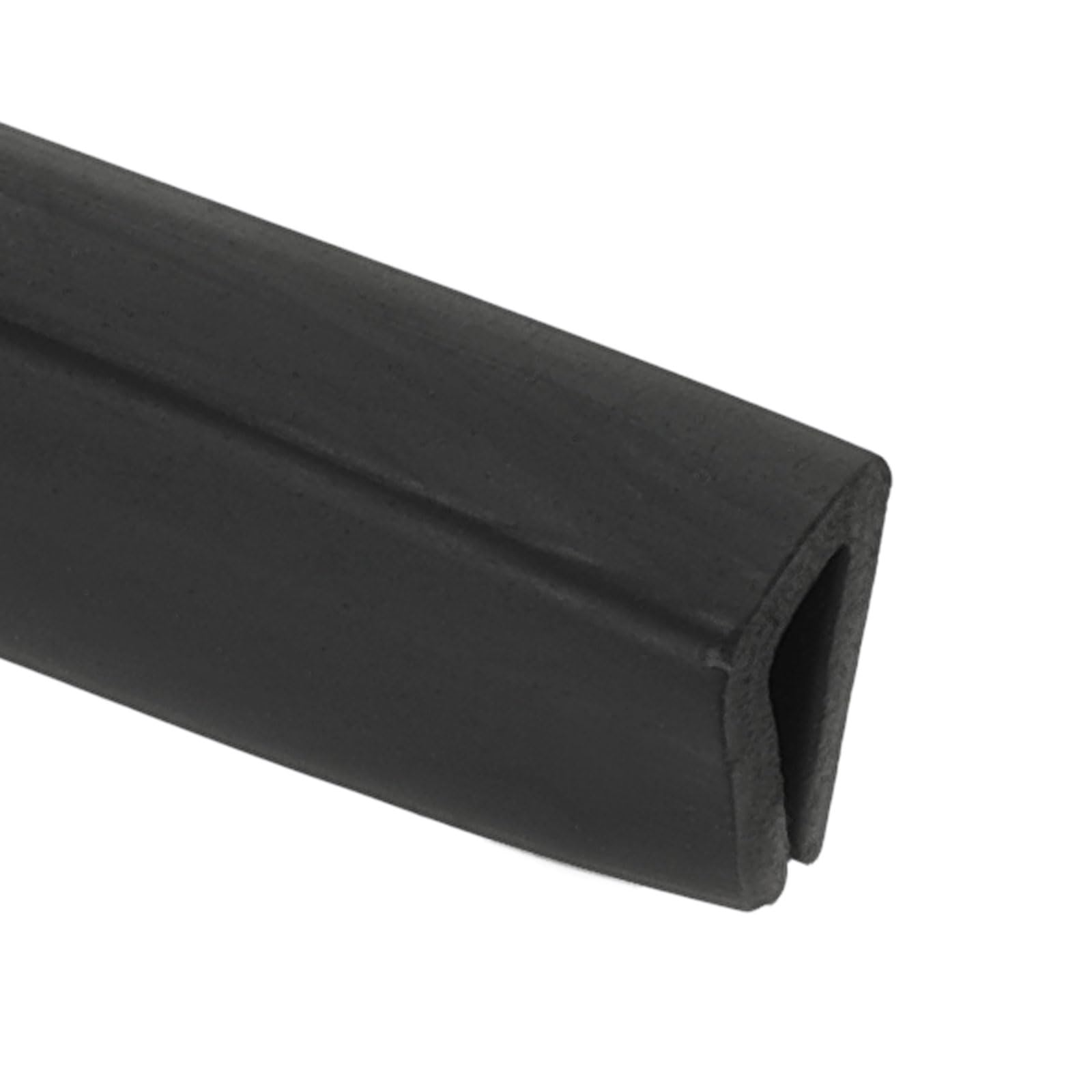 PATIKIL 6mm 4M Rubber Edge Trim, Flexible U Channel Edge Guard Protector for Keen Edge Sheet Metal Car Doors Hatches Table Corners, Black