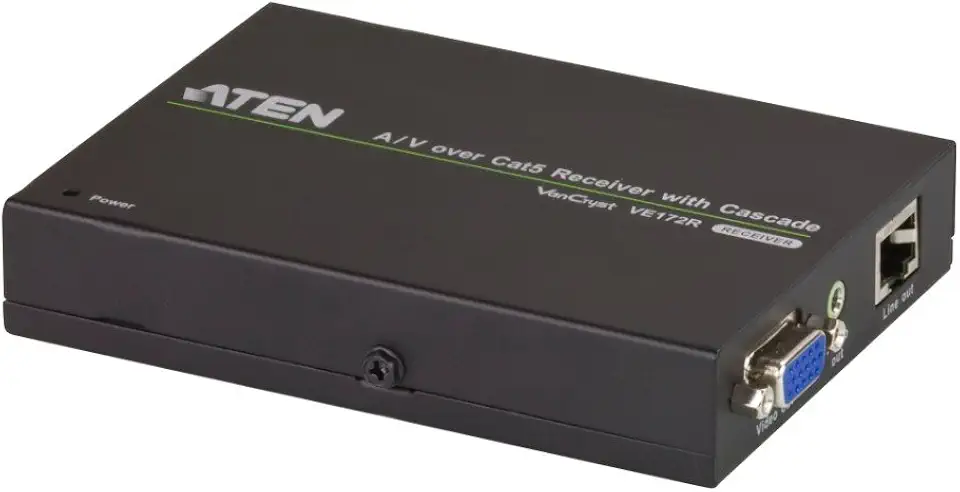 ATEN VE172R VGA/Audio Cat 5 Receiver with Cascade for VS1204T/1208T