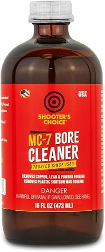 Shooter's Choice Mc#7 Bore Cleaner & Conditioner Glass Bottle, 16oz, Multicolor