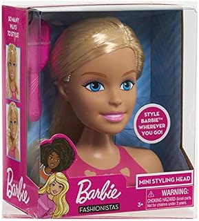 JP Barbie JPL63415 Flair JP Barbie Mini Blonde Styling Head, Multicolour