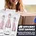Kivsty Wine Travel Protector Bags - 30 Packs, Inflatable Air Column Cushion Wrap Bubble Bag for Wine Bottles Shipping Packaging Sleeve with Pump for Airplane Suitcase Luggage - 13.5 x 3.5 Inch