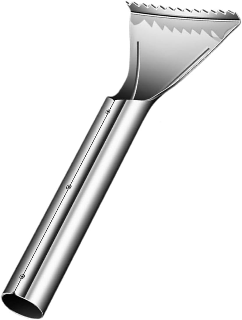 Stainless Steel Fish Scaler, 2026 NEW 304 Stainless Steel Fish Scaler Remover, Sawtooth Fish Descaler Tool for Family Kitchen, Seafood Markets (1pcs)