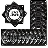 CYEAH 16-Pack Lazy Susan Hardware 4 Inch, 300 LB Capacity Lazy Susan Turntable Bearing, 5/16” Rotating Bearing Bar Stool Swivel Plate for Kitchen Cabinet, Craft Project, Serving Trays