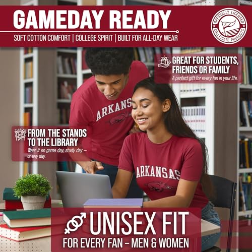 Image of NCAA Gameday Cotton T-Shirt for Men and Women | Officially Licensed NCAA Tee - Preshrunk Ring-Spun Cotton - Screen-Printed Team Logo