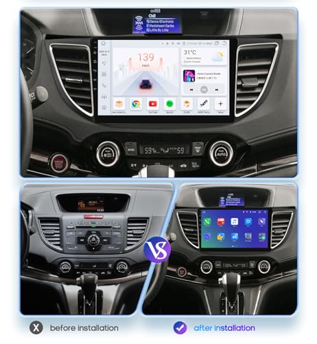 Android 13.0 Radio Stereo Sat Nav dla H-onda CRV CR-V 2012-2016 GPS Navi 10.1'' Cartablet DVD Multimedia Odtwarzacz wideo FM BT Receiver z Carplay 4G 5G WiFi DSP SWC,Y150s