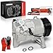 A-Premium Air Conditioner AC Compressor with Clutch Compatible with Chevrolet Chevy Impala 2014-2020, Equinox 2016-2017 & GMC Terrain & Buick LaCrosse & Cadillac XTS