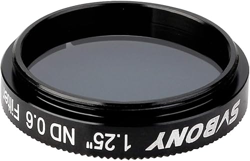 Miniatura 9 de SVBONY Filtro de telescopio SV139 Filtro de luna 0.1 por ciento de transmisión 1.25 pulgadas ND1000 Filtro de densidad nutritiva para telescopio
