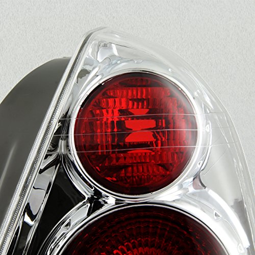 Akkon - For 05-06 Nissan Altima Chrome Bezel Oe Direct Replacement Tail Brake Lights Lamp L+R #TOP3
