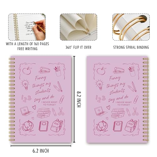 Cahier de notes maîtresse 5.5x8.3 pour centraliser vos idées - 2