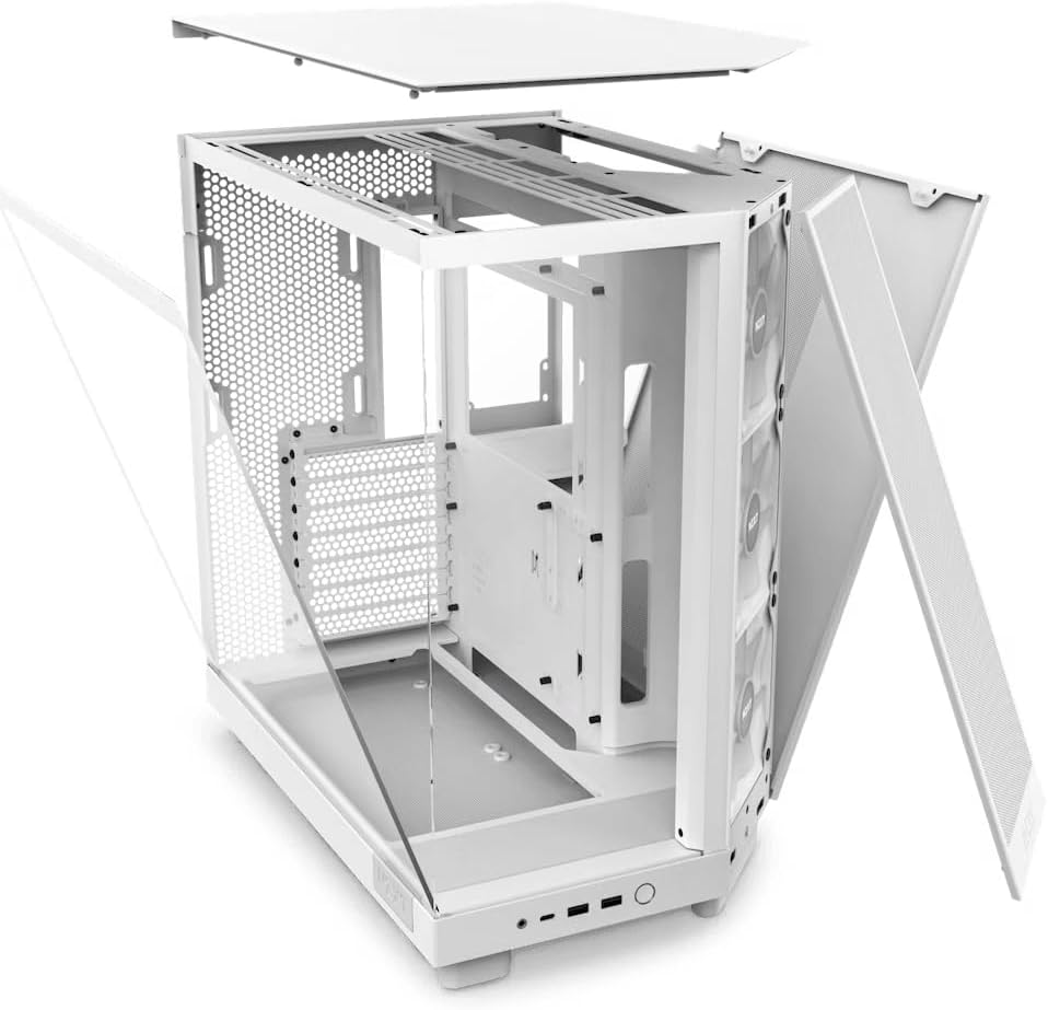NZXT H6 Flow RGB White Enclosure